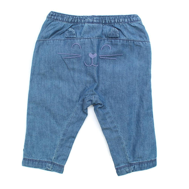 Baby Girl Kitty Bum Jeans (6M)