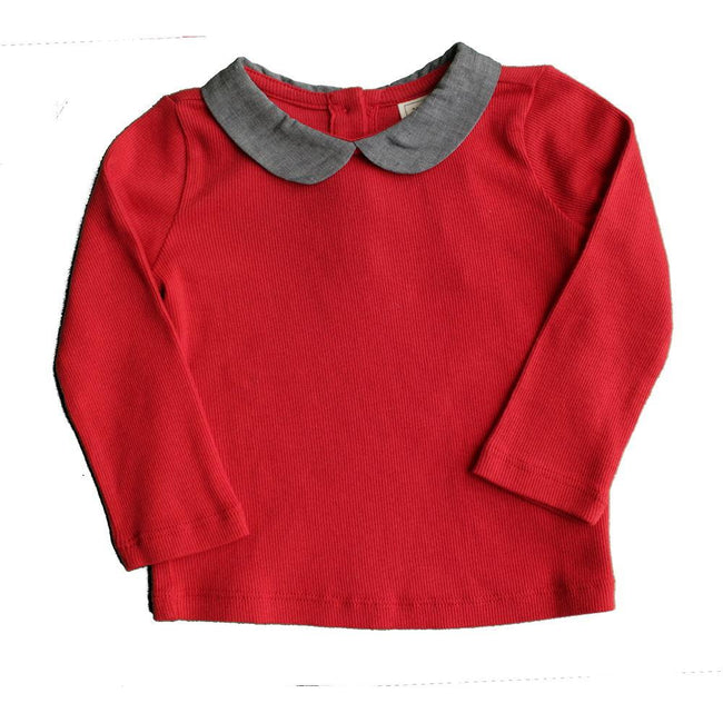 Baby Girl Red Long Sleeve Top (12-18M)