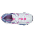 Skechers Girls D'Lites 2 Sneakers White Lavender Blue