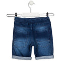 Losan Little Boy Faux Denim Shorts Roll Up Cuffs