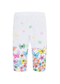Losan Little Girl Leggings Flowers and Butterflies Print