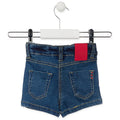 Losan Little Girl Shorts Denim Cherry Sequin Pocket