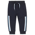 DIRKJE Little Boy Navy Joggers Contrasting Side Stripe