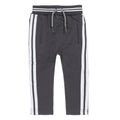 DIRKJE Little Boy "Beach Club" Grey Side Stripe Trousers