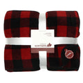 Great Northern  Red Black Plaid Sherpa Blanket