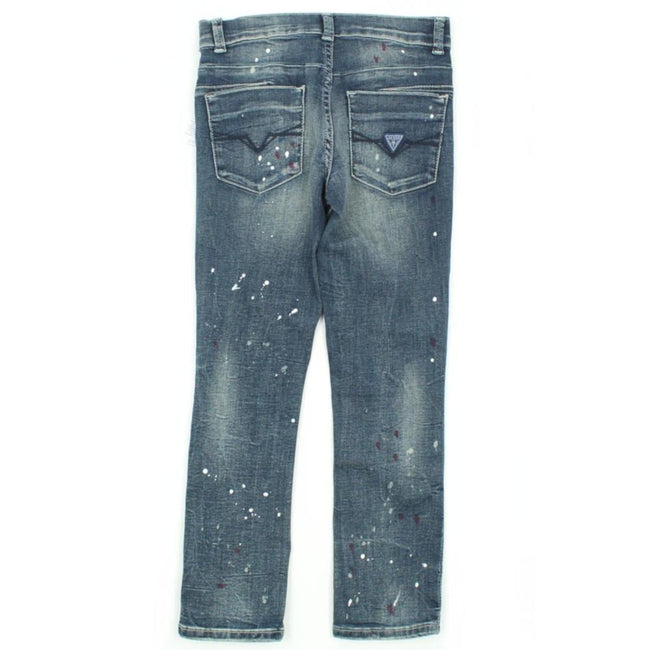 GUESS KIDSWEAR Little Girl Painter Distressed Skinny Leg Jean Back