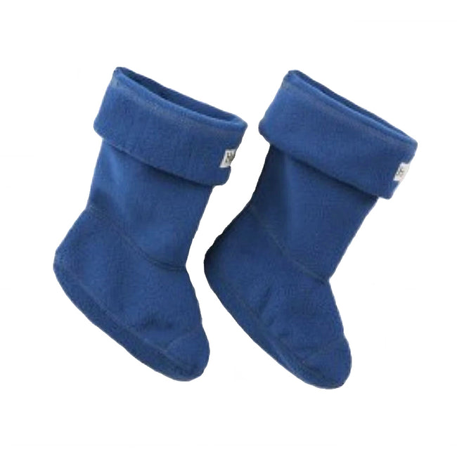 HATLEY Little Girl or Little Boy Rubber Rain Boot Liners Blue