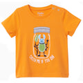 Hatley Baby Boy Bug in a jar orange tee front