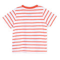 Hatley Baby Boy Pinch Me Crab Orange Stripes Tee Back