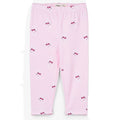 Hatley Baby Girl Pink Bunnies Leggings with Back Bum Ruffles