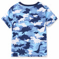 HATLEY Little Boy Dino Camo Short Sleeve Tee Back
