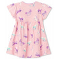 Hatley Baby Girl Playful Ponies Puff Dress Back