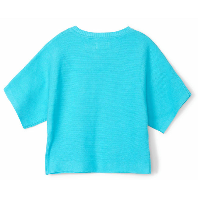 Hatley LIttle Girl Swing Sweater with Poms Back