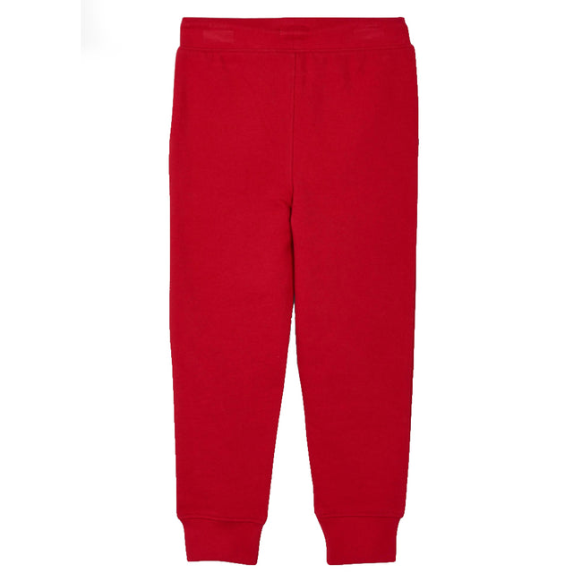Hatley Little Boy Red Fleece Jogger Pants Back