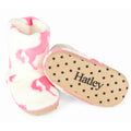 Hatley Kids Little Girl Playful Horses Slouch fleece Slippers Soles