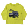 Mayoral Baby Boy Neon Yellow Jeep Long Sleeve Tee