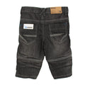 NASS Little Boy Grey Bermuda Denim Shorts Back
