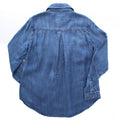 TRACTR Big Girl Denim Fringe Shirt