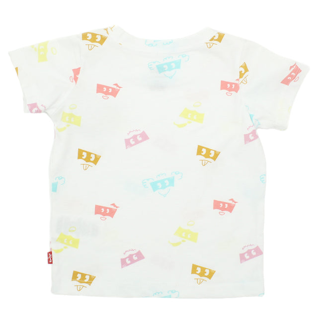 LEVI'S Baby Girl White Short Sleeve Graphic Tee