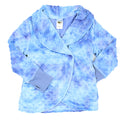 LIMEAPPLE Big Girl Minky Tie Dye Wrap Jacket