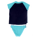 LIMEAPPLE Little Girl 2 Pc Rashguard Swimwear