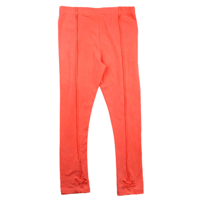 BLUBYBLU Big Girl Bright Orange Capri Leggings (Sz 14)