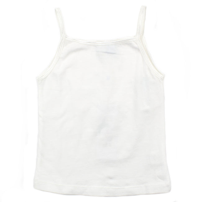 Blubyblu Little Girl Camisole/Tank Top White (Sz 4)