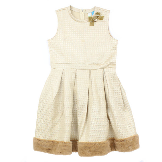 BLUBYBLU Big Girl Gold Dress (Sz 14)