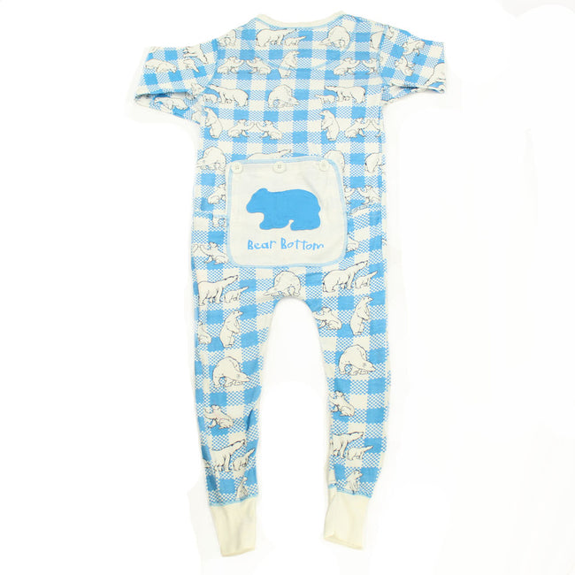 Crazy Bottoms Girls Bear Flap Onsie