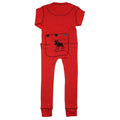 Bare Bottoms Moose  Flap Pajamas