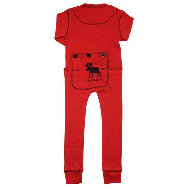 Bare Bottoms Moose  Flap Pajamas