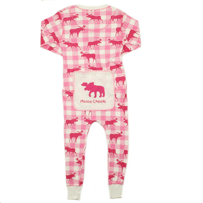 CRAZY BOTTOMS Big Girl Mooze Onsie PJ