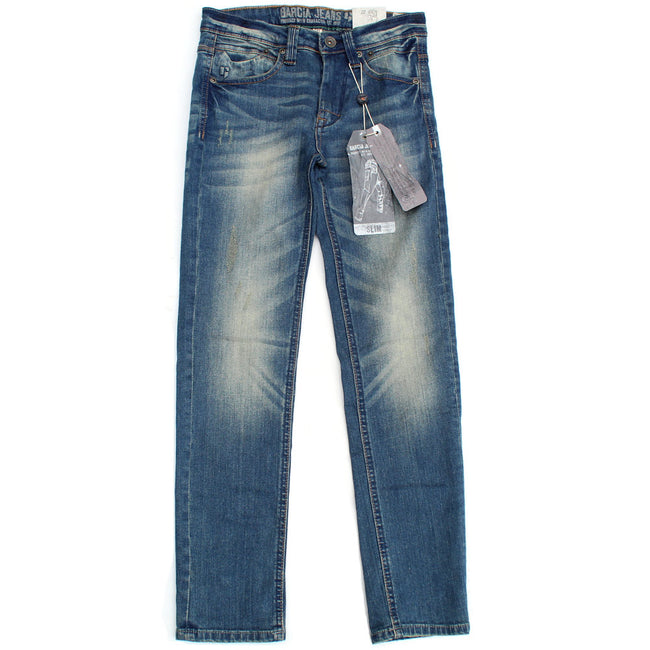 GARCIA Big Boy Worn Look Slim Jeans Front