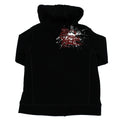 ENGINE Boys Black Heavy Sherpa Zippered Hoodie Back