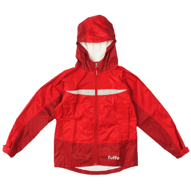 TUFFO KIDS Little Tween Youth Boys or Girl Adventure Rain Coat Red