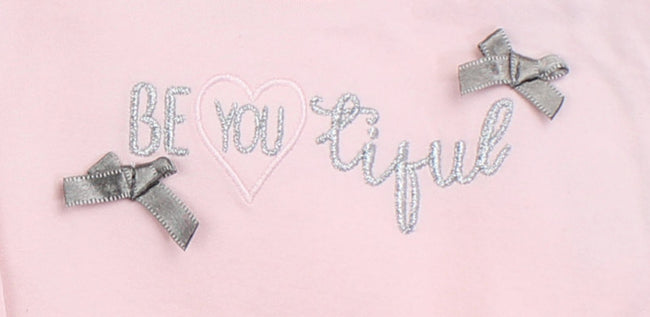 Dirkje Infant Girl Hooded Jacket Shirt and Pants Pink Grey