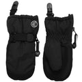 Calikids Kids Winter Waterproof Mitten Black Clip