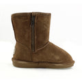 Bearpaw Kids Little Girl Suede Winter Snow Boot Zippered
