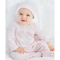 LITTLE ME Baby Girl Preemie Pink Welcome To The World Footie with Hat