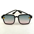 Girls Queen Bee Oversize Square Sunglasses