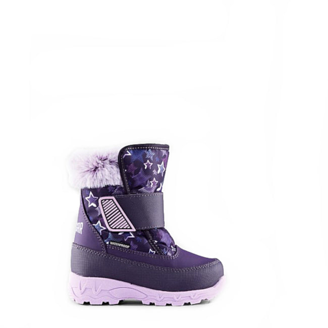 Cougar Kids Girls STARRY Blackberry Nylon Winter Snow Boot