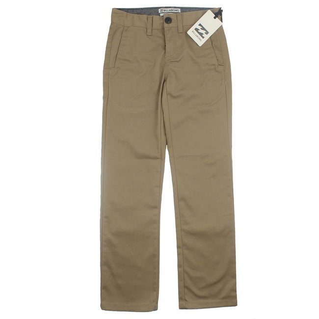 Billabong Boys Carter Chino Pants Tan