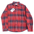 BILLABONG Big Boy Coastline Flannel Stretch Shirt Red