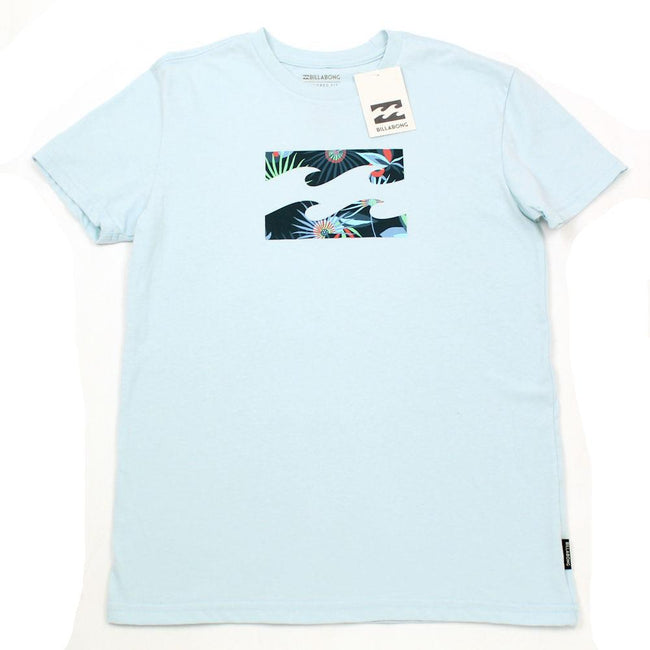 BILLABONG KIDS Big Boy Team Pocket Grey Short Sleeve T-Shirt