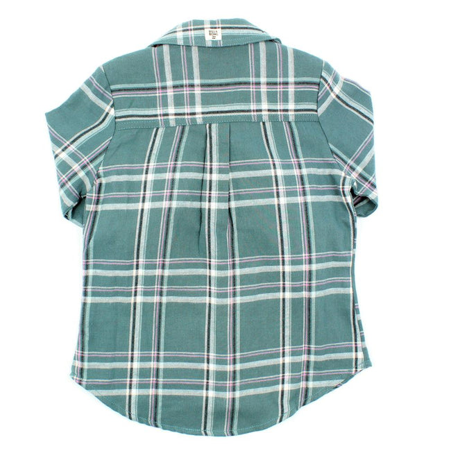 BILLABONG KIDS Big Girl Flannel Shirt Cozy Up Back