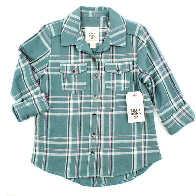 BILLABONG KIDS Big Girl Flannel Shirt Cozy Up