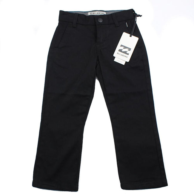 BILLABONG Little Boy Black Carter Stretch Pant