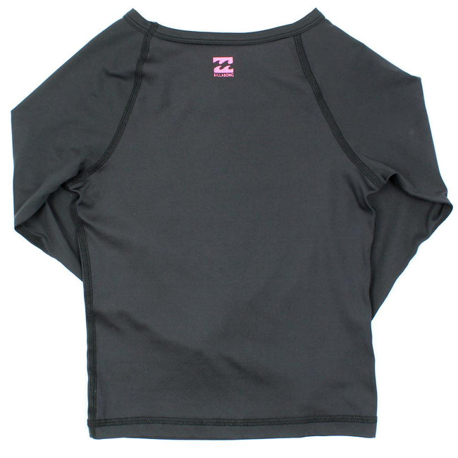 BILLABONG Little Girls Black Mystical Madness Rashguard