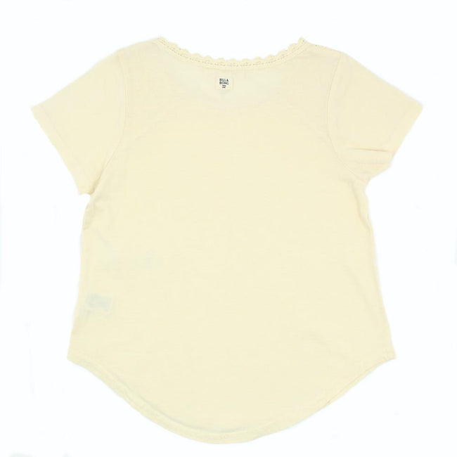 BILLABONG KIDS Little Girl Lace Eyelet Shoulder T-Shirt Back