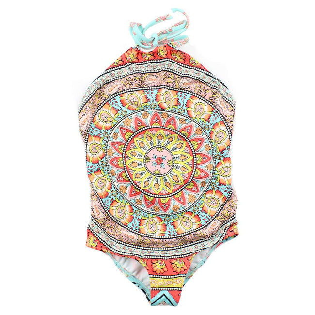 BILLABONG Little Girl "Samsara" One Piece Halter Swimsuit